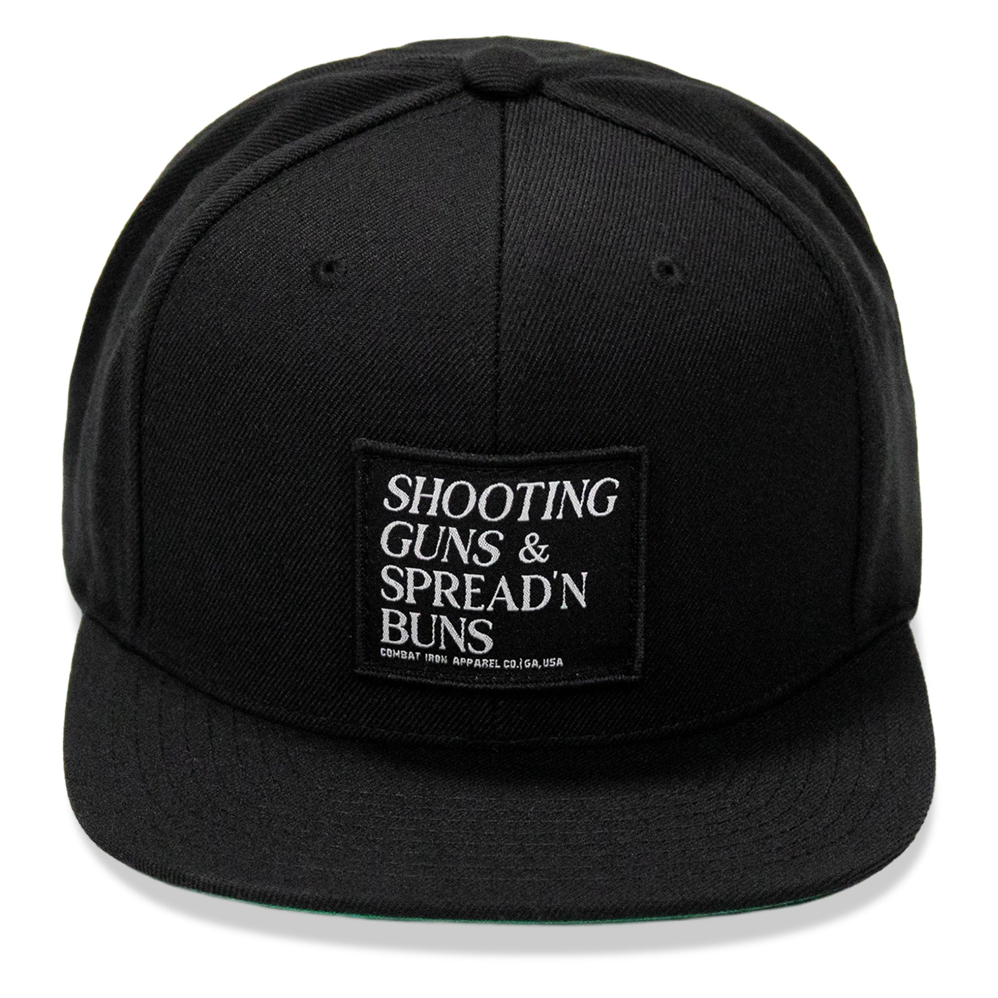 Shooting Guns & Spreadin' Buns Patch Flatbill Hat