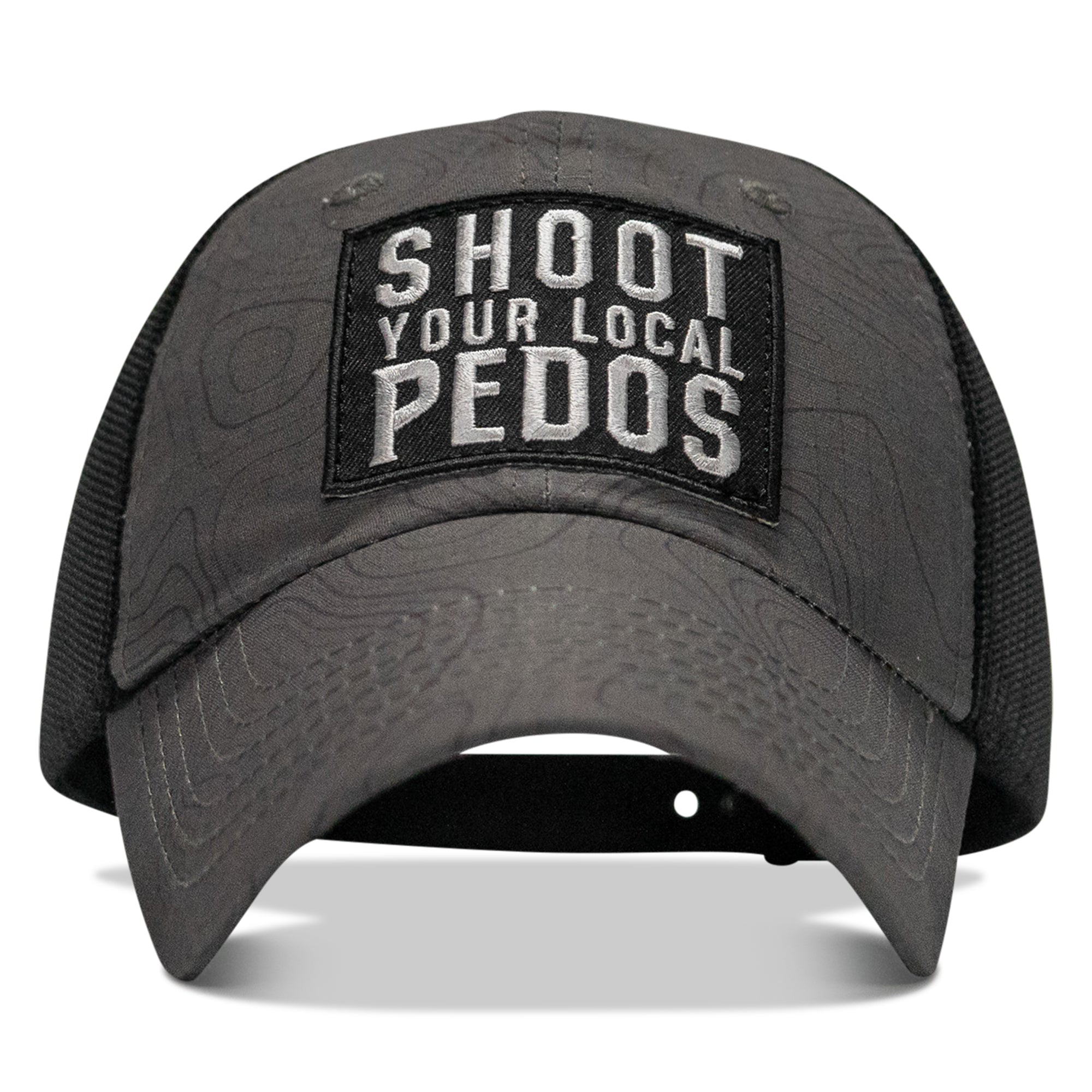 Shoot Your Local Pedos Patch Tactical Ripstop Mesh Snapback Hat