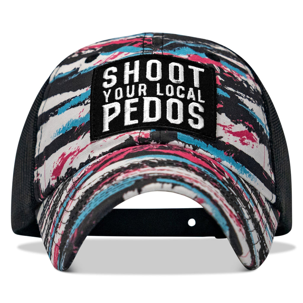 Shoot Your Local Pedos Patch Tactical Ripstop Mesh Snapback Hat