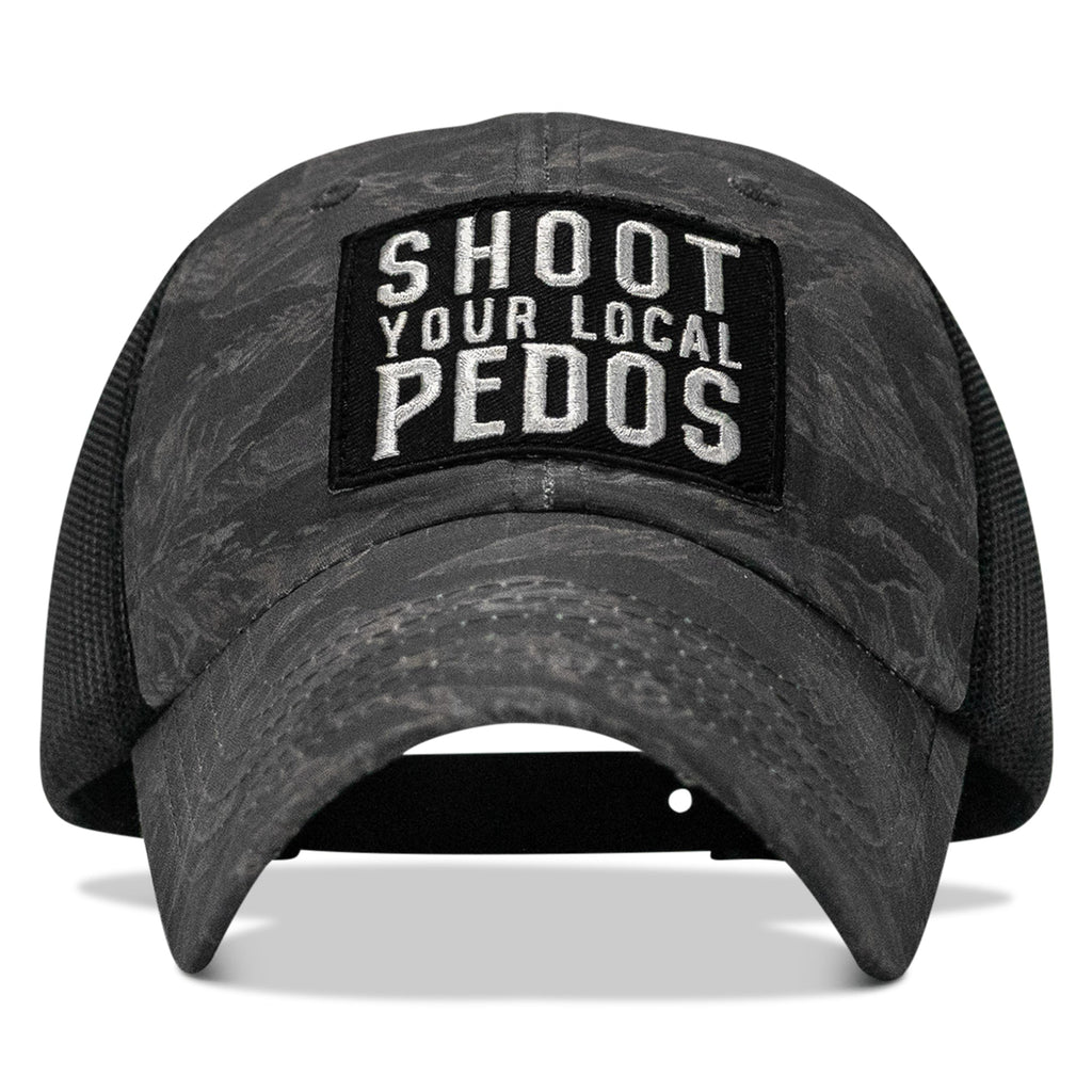 Shoot Your Local Pedos Patch Tactical Ripstop Mesh Snapback Hat