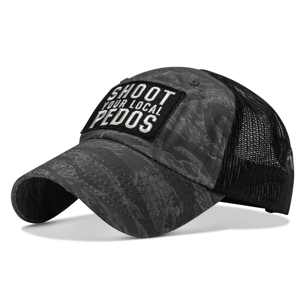 Shoot Your Local Pedos Patch Tactical Ripstop Mesh Snapback Hat