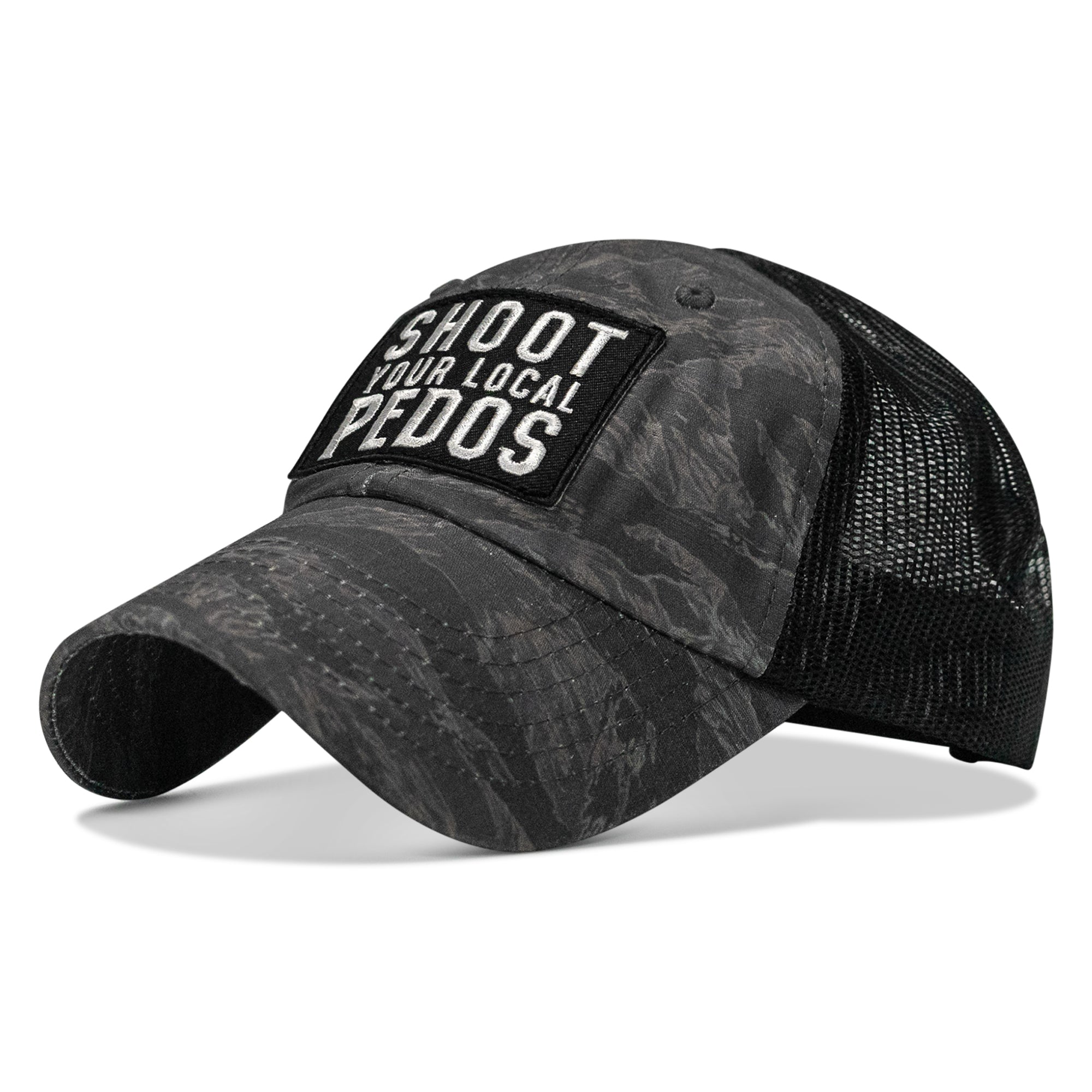 Shoot Your Local Pedos Patch Tactical Ripstop Mesh Snapback Hat