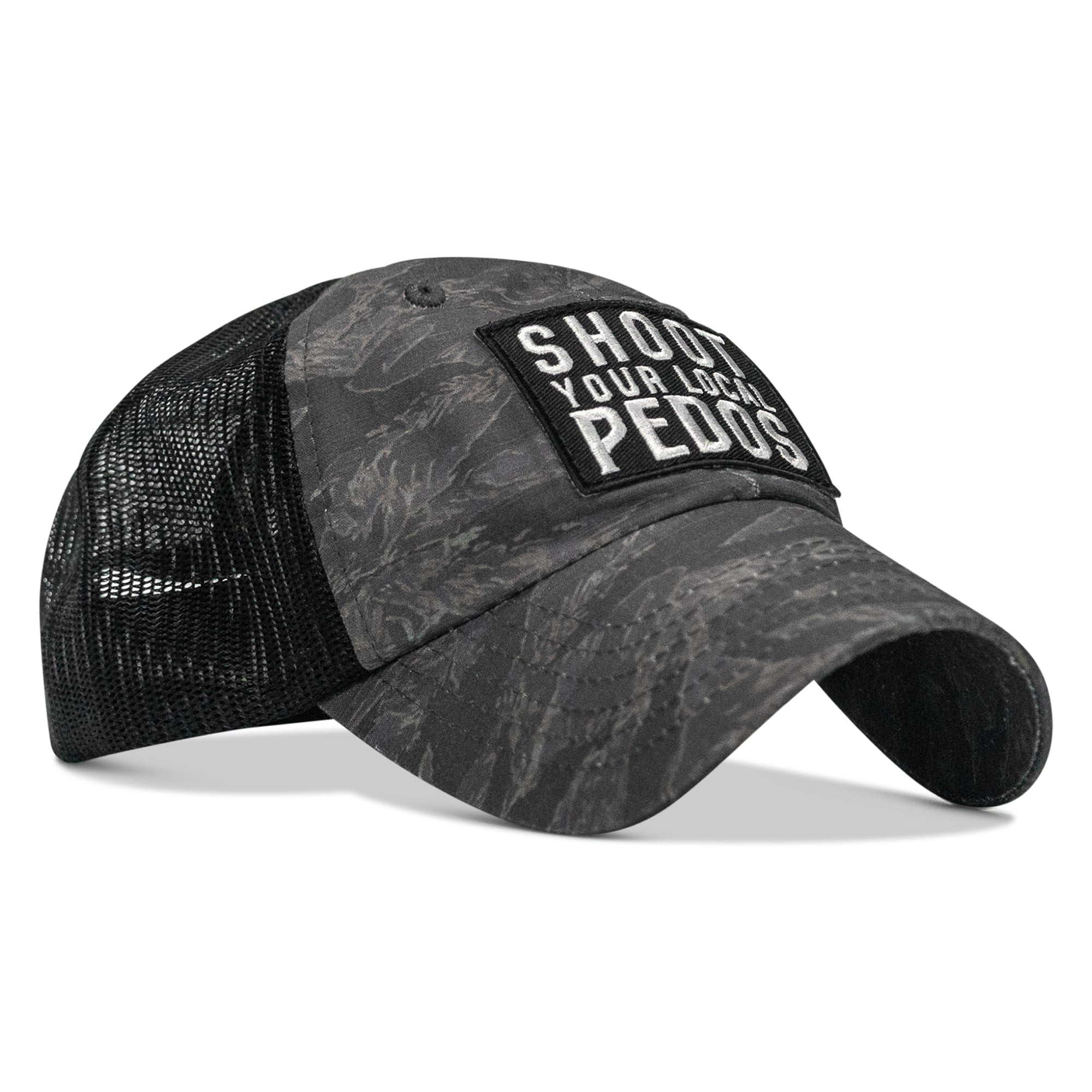 Shoot Your Local Pedos Patch Tactical Ripstop Mesh Snapback Hat