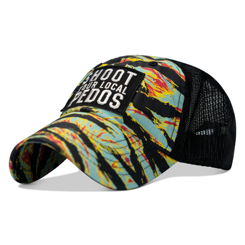 Shoot Your Local Pedos Patch Tactical Ripstop Mesh Snapback Hat