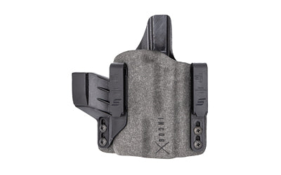 Safariland INCOG-X |  Joint Collaboration with Haley Strategic |  Inside the Waistband Holster |  Fits Glock 17/19 with Light |  Microfiber Suede Wrapped Boltaron Construction |  Black |  Right Hand
