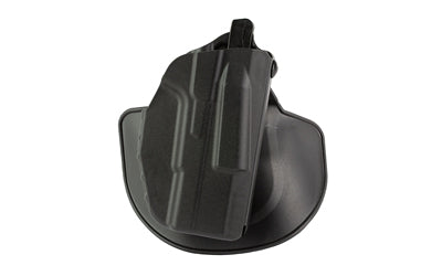 Safariland 7378 7TS |  ALS |  Automatic Locking System |  Outside the Waistband Paddle/Belt Loop Holster Combo |  Fits Glock 43/43X/43X MOS/and Springfield Hellcat |  Plain Finish |  Black |  Right Hand