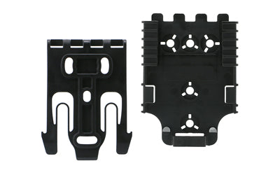 Safariland QLS |  Platform Kit |  1 Male & 1 Female |  Mounting Hardware |  Polymer |  Black