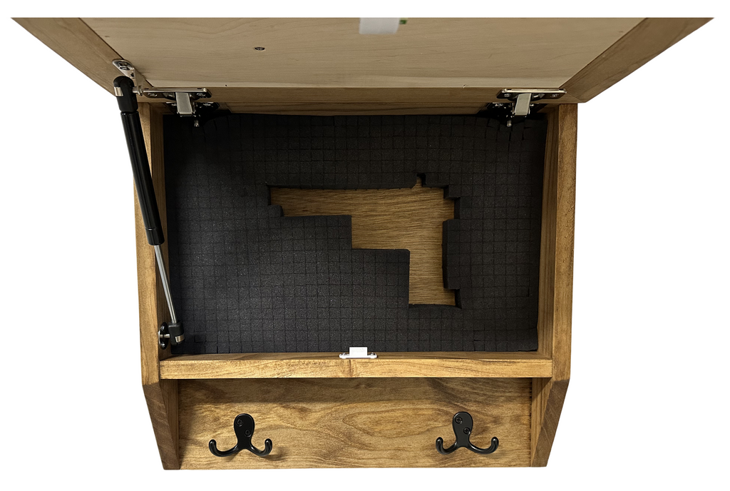 Family Tree Wall-Mounted Gun Cabinet – Hidden Secure Storage with Heartfelt Design