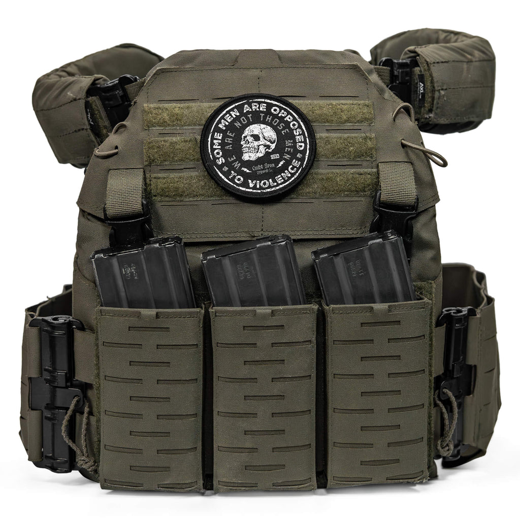 Some Men Are Opposed To Violence Velcro Patch
