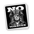 No Quarter Trump Decal