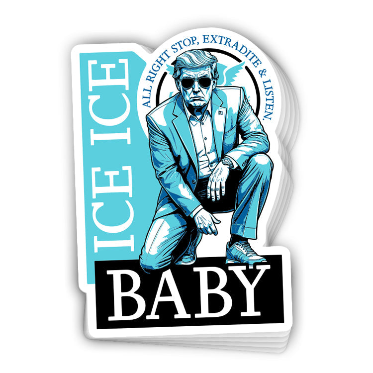 Ice Ice Baby Trump Decal