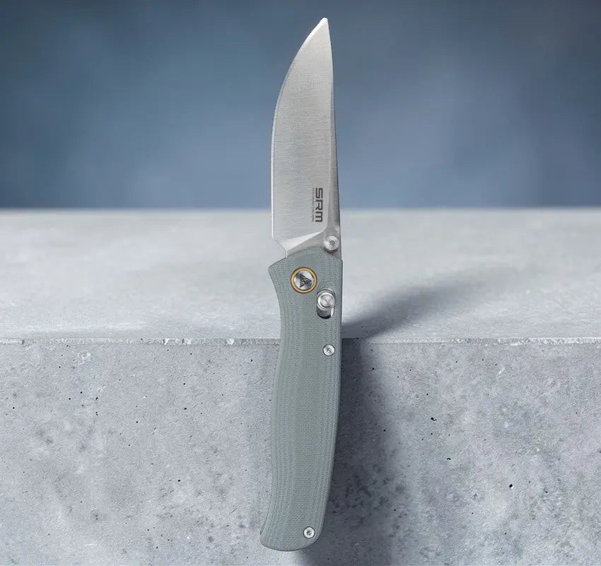 SRM 255L-GK2 Gray Ambi-Lock Folding Knife