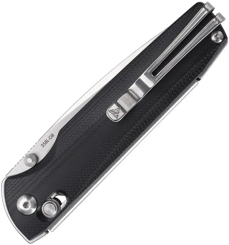 SRM 258L Black G10 Ambi Lock Folding Knife