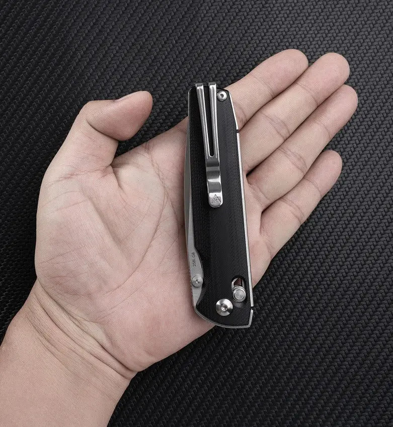 SRM 258L Black G10 Ambi Lock Folding Knife