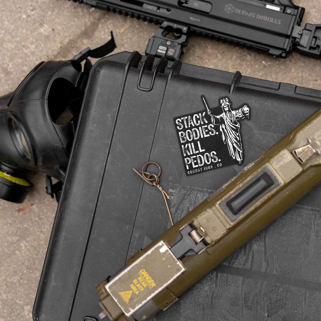 Stack Bodies. Kill Pedos Decal