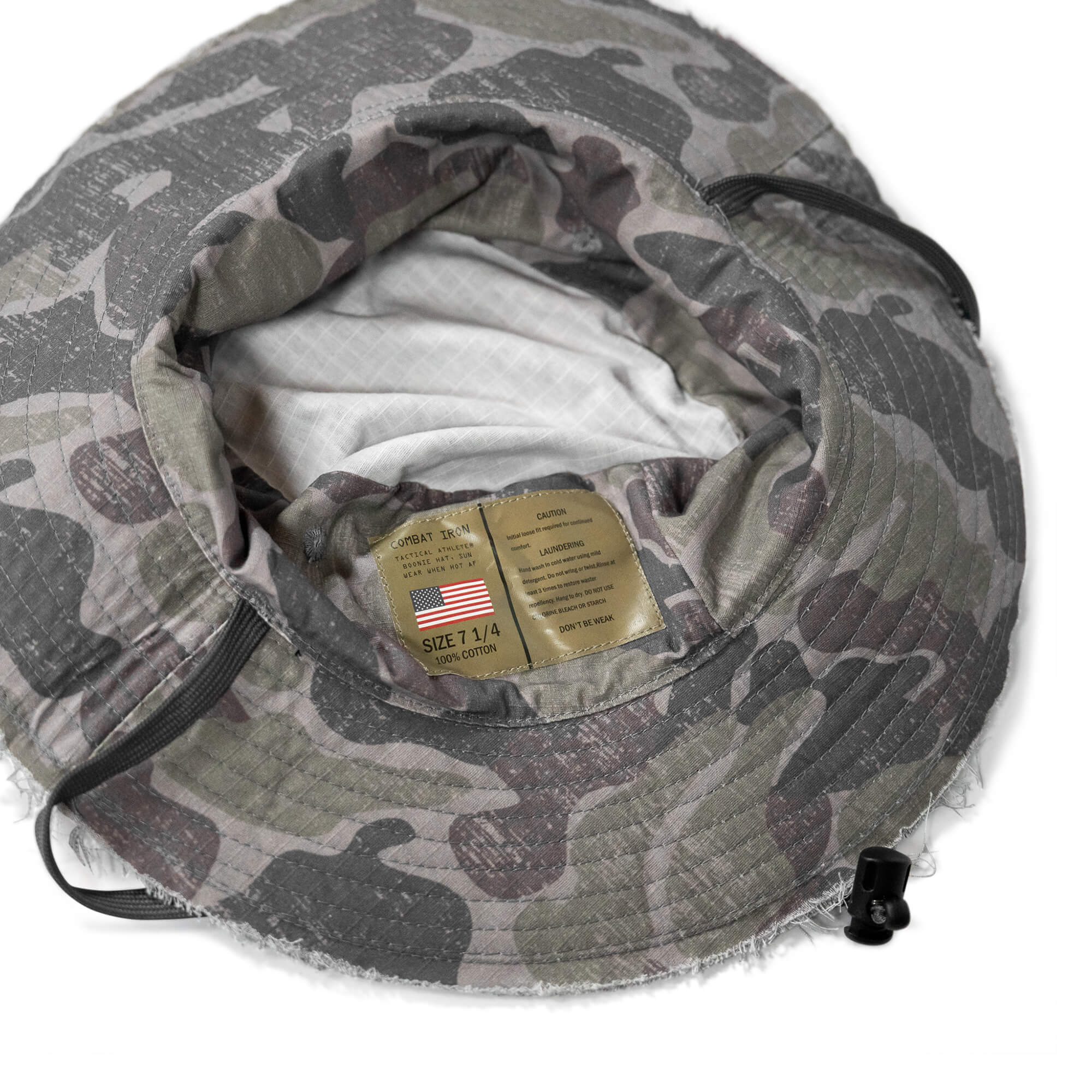 Distressed Ripstop Mid-Profile Tactical Boonie Hat
