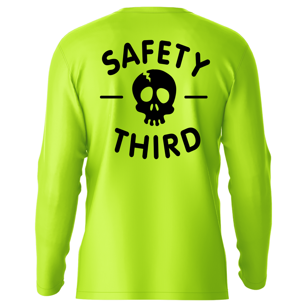 Safety Third - Hi-Visibility UPF 50 Long Sleeve Sun Shirt