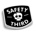 Safety 3rd  5 Inch Decal