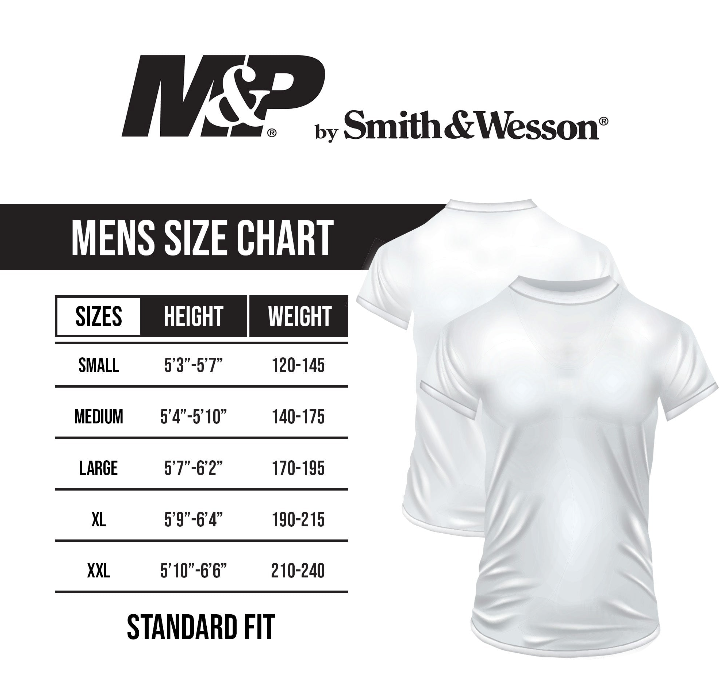 M&P® by Smith & Wesson® Long Sleeve Logo Tee Shirt in Navy