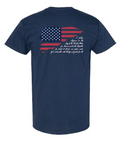 Kick Brass - Pledge of Allegiance Premium Tee in Navy