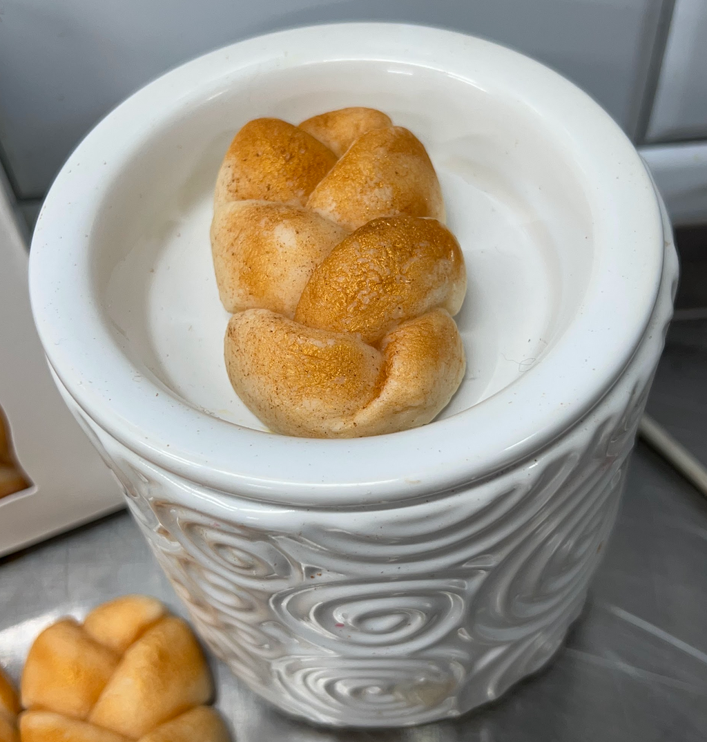 Loaf of FRESH BAKED BREAD | FAKE FOOD | Braided Bread |  5 oz