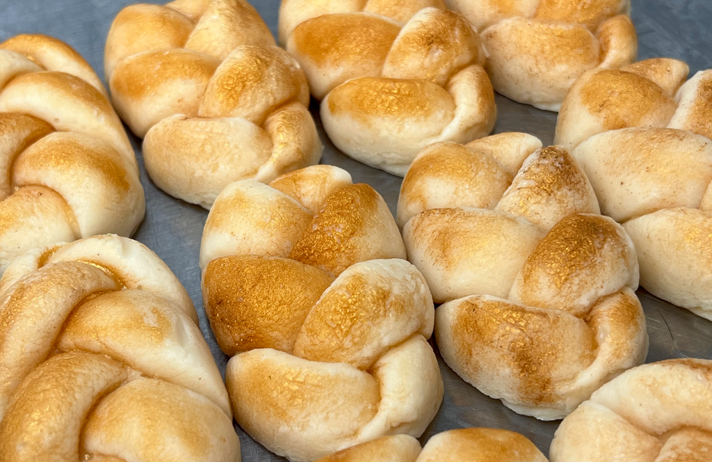 Loaf of FRESH BAKED BREAD | FAKE FOOD | Braided Bread |  5 oz