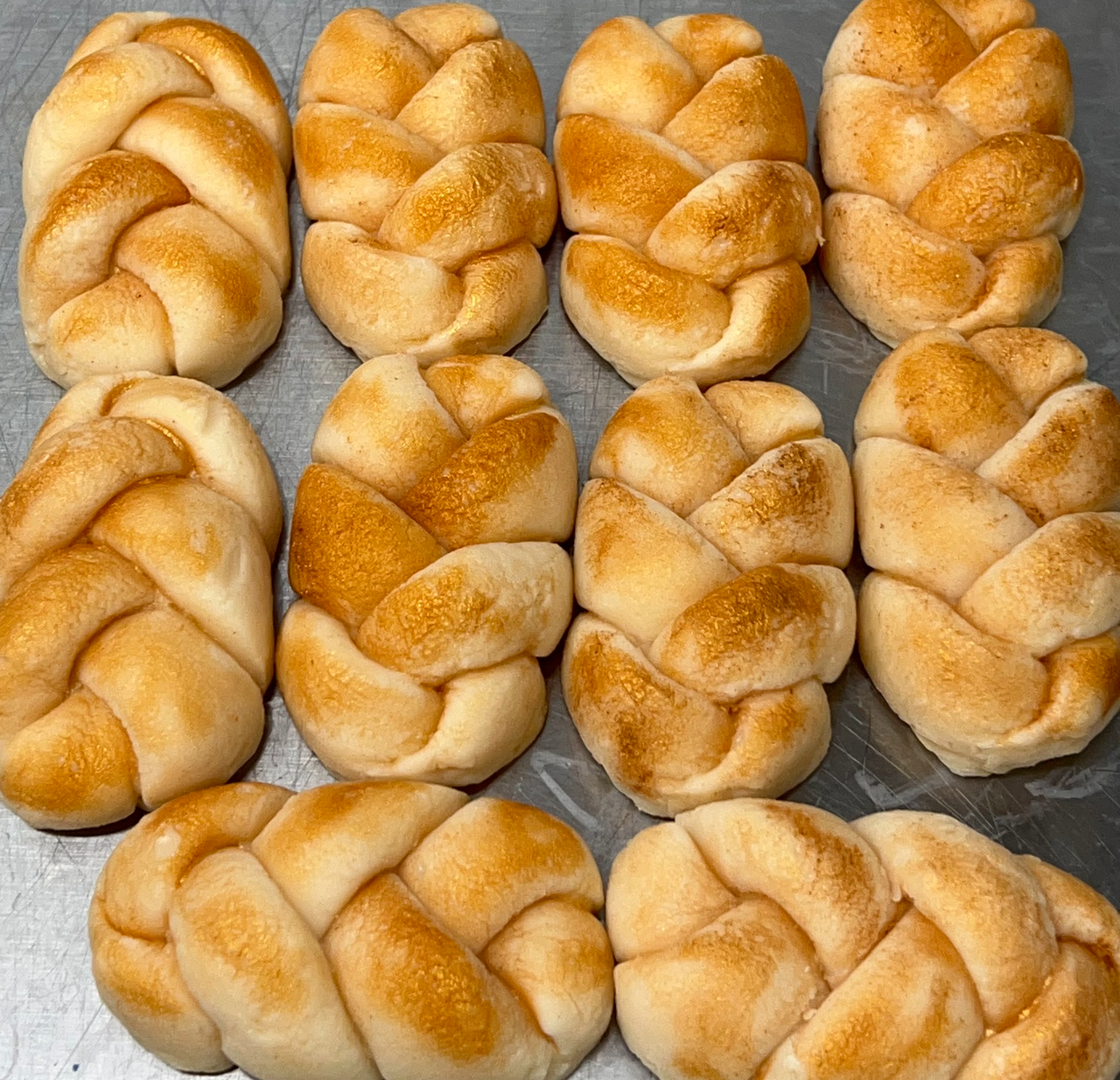 Loaf of FRESH BAKED BREAD | FAKE FOOD | Braided Bread |  5 oz