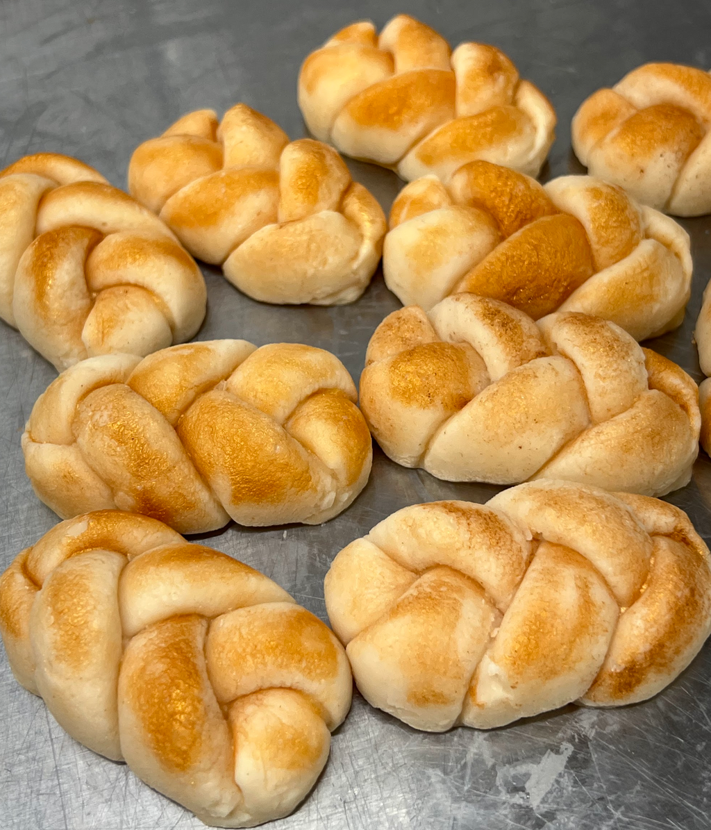 Loaf of FRESH BAKED BREAD | FAKE FOOD | Braided Bread |  5 oz