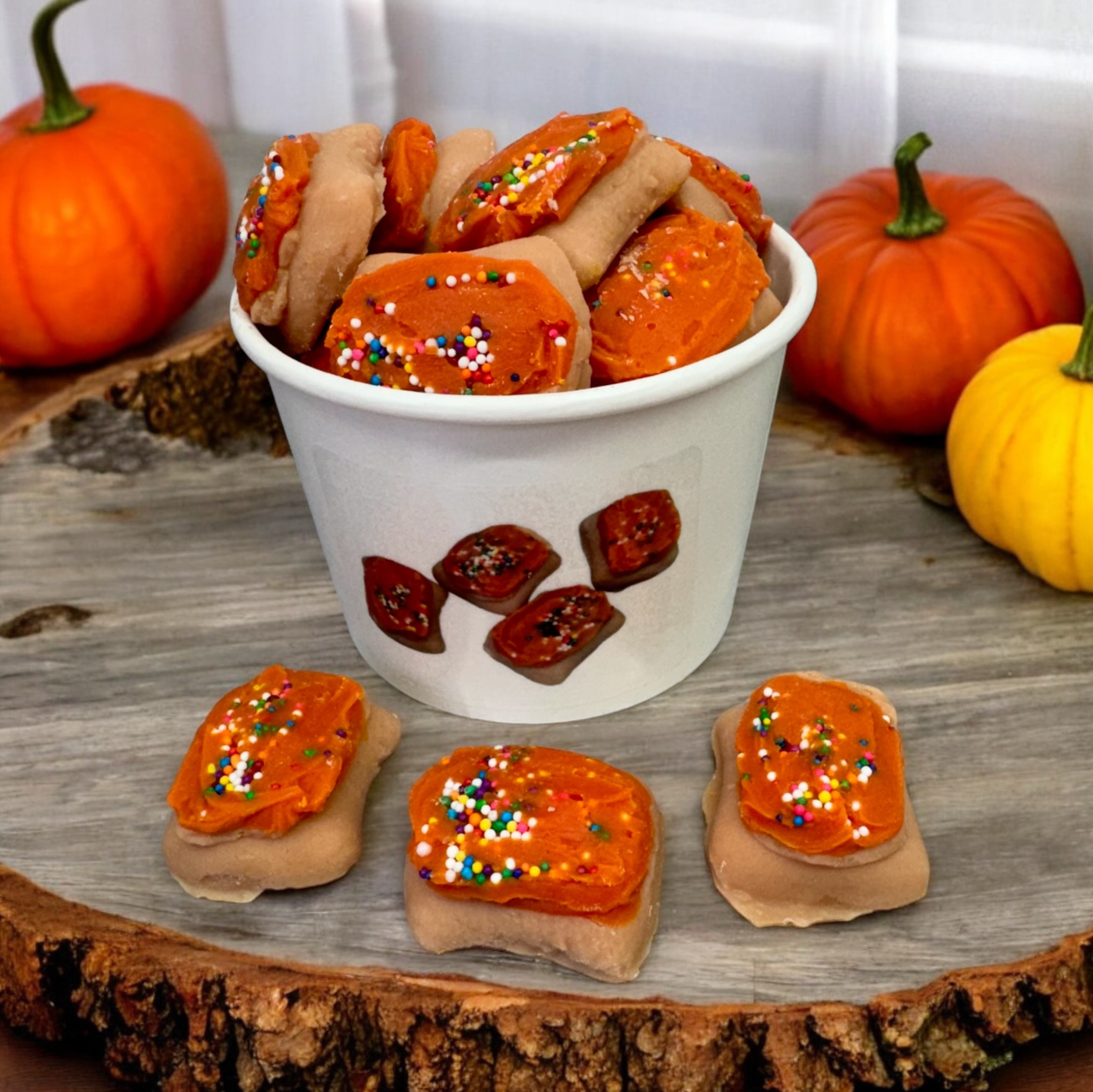 PUMPKIN PASTRY BITES wax melts | Frosted Pumpkin scent | 4.5 oz | 10 melts