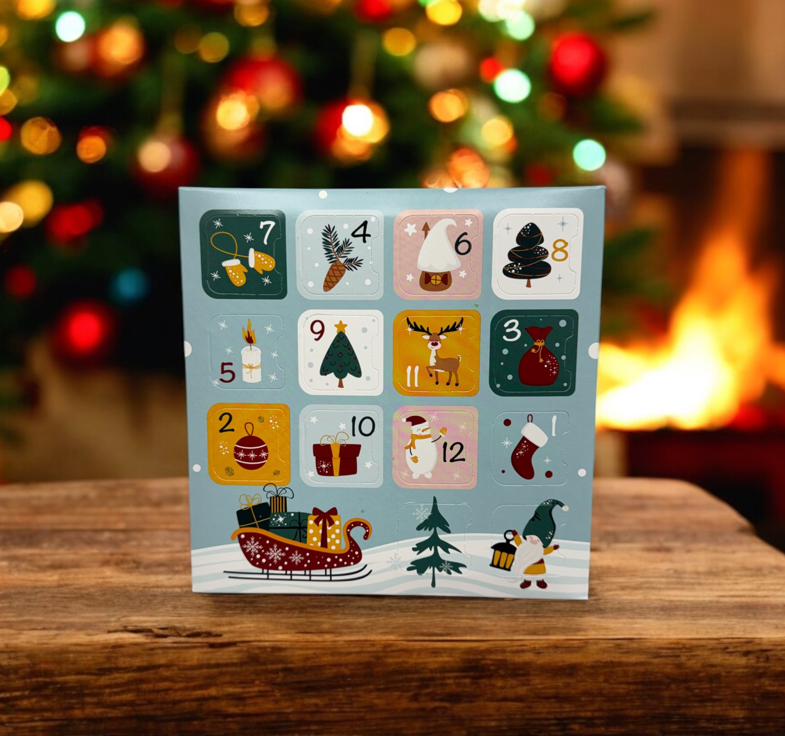 CHRISTMAS Advent Calendar | 16 wax melts |  8oz