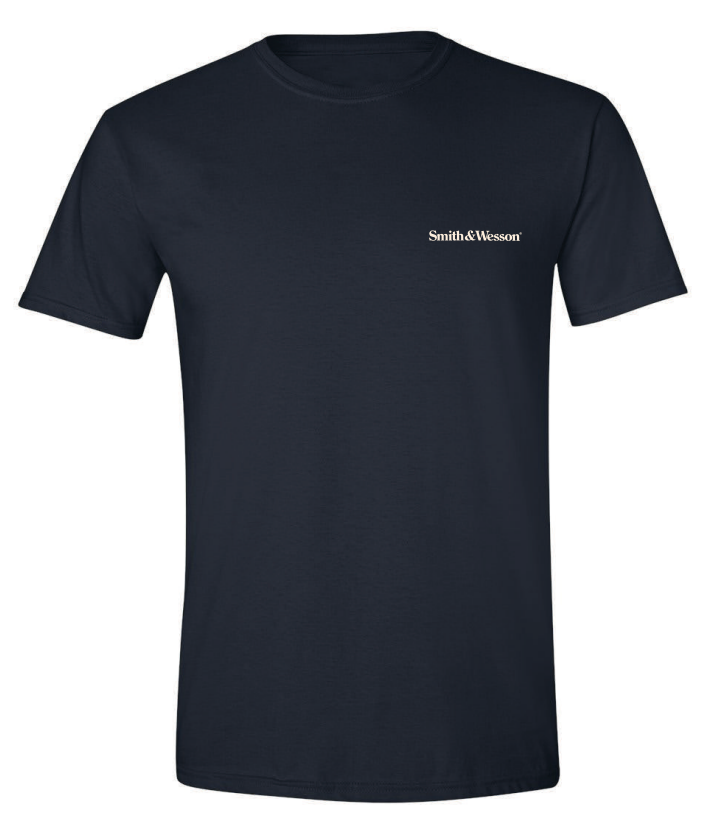 Smith & Wesson® – Stars & Stripes Wings Premium Tee in Navy