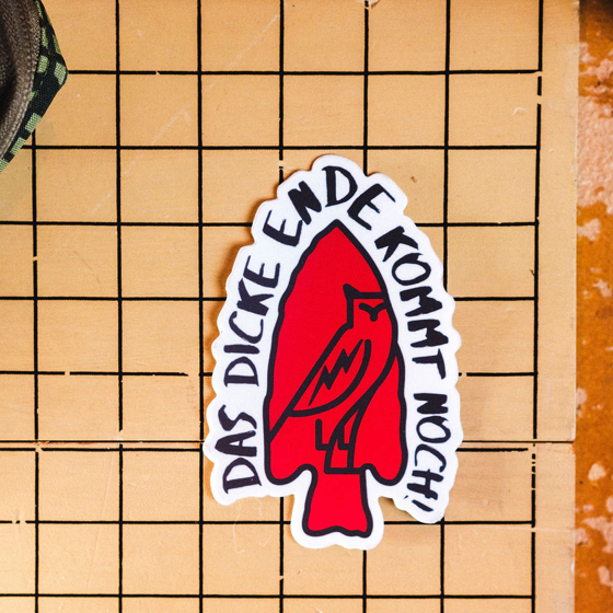 Das Dicke Ende Kommt Noch! Sticker – Self Rescue Tactical