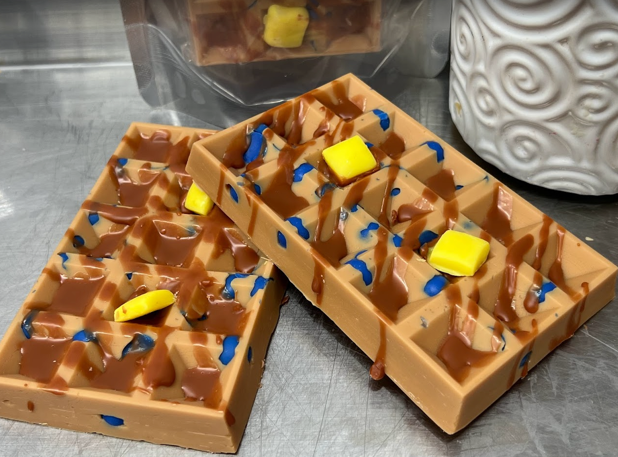 Giant BLUEBERRY WAFFLES  Wax Melts | Fake Food | 2 Waffles | 7.5 oz