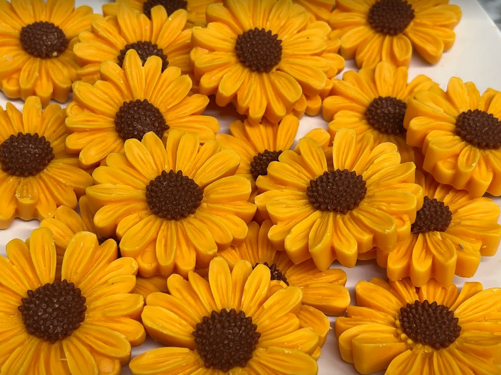 SUNFLOWERS Realistic Floral Flower Wax Melts | 7 Melts | 4.25 oz