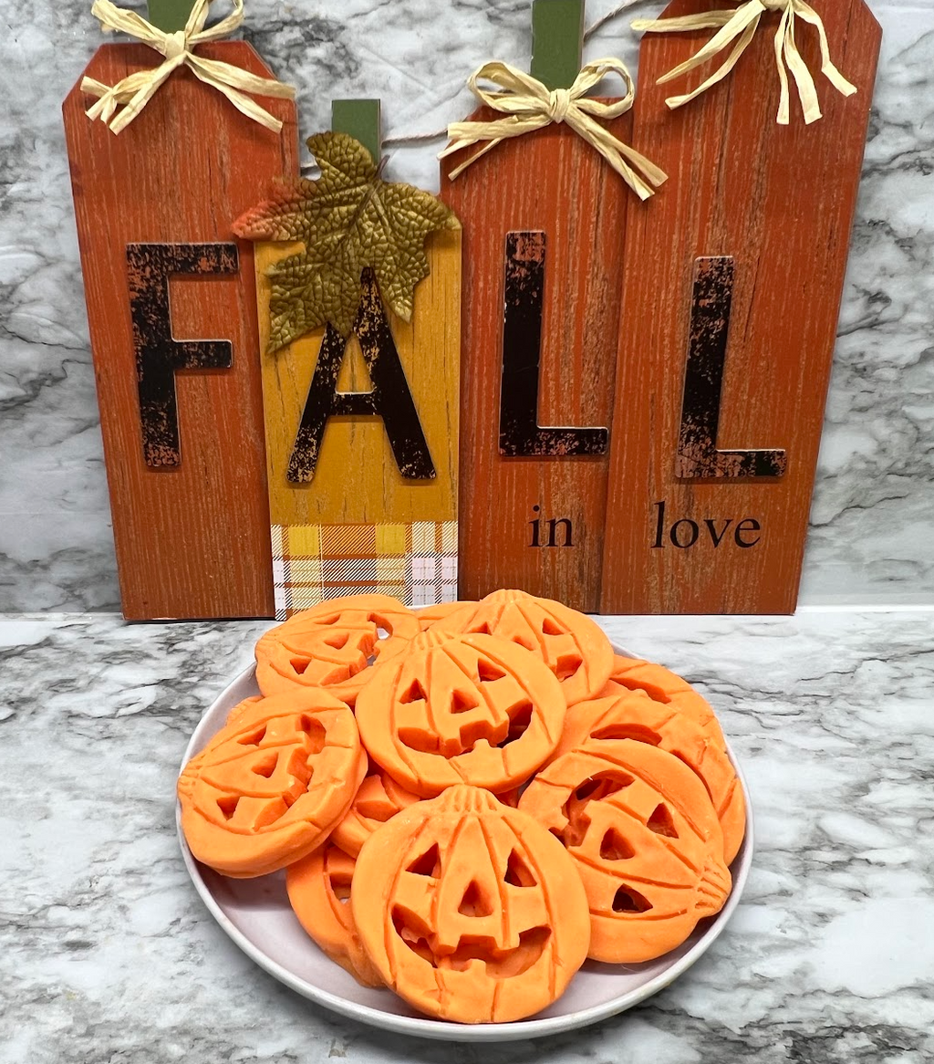 PUMPKIN CUTOUT COOKIES wax melts | Pumpkin Ginger | Halloween | Jack-o-lantern | 5 wax melts | 5.5 oz