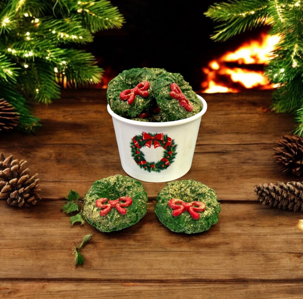 CHRISTMAS WREATHS wax melts | Christmas Wreath scent | 4.25 oz | 5 melts