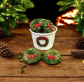 CHRISTMAS WREATHS wax melts | Christmas Wreath scent | 4.25 oz | 5 melts