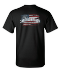 Smith & Wesson® Distressed Flag Premium Tee in Black