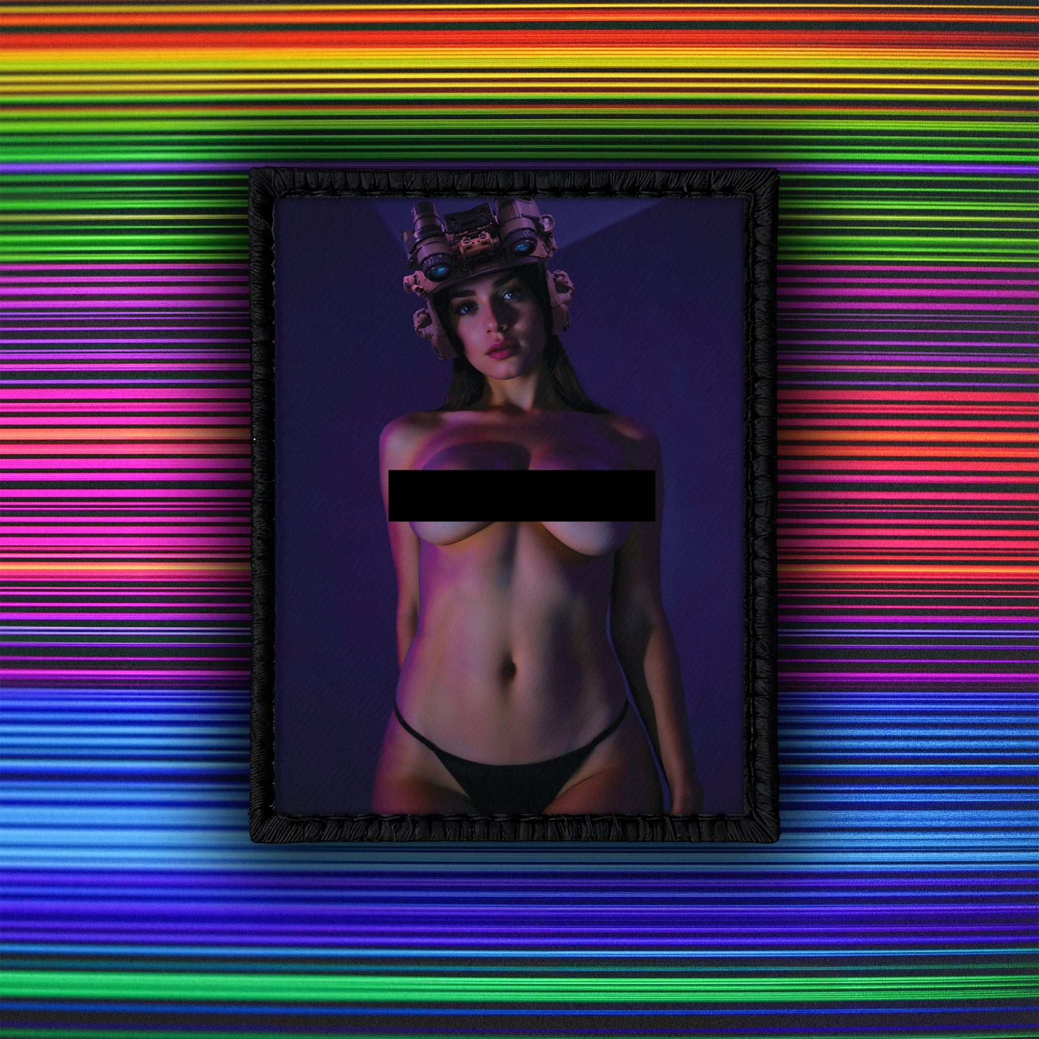 Send Nods - 4" x 3" Sublimation Velcro Morale Patch