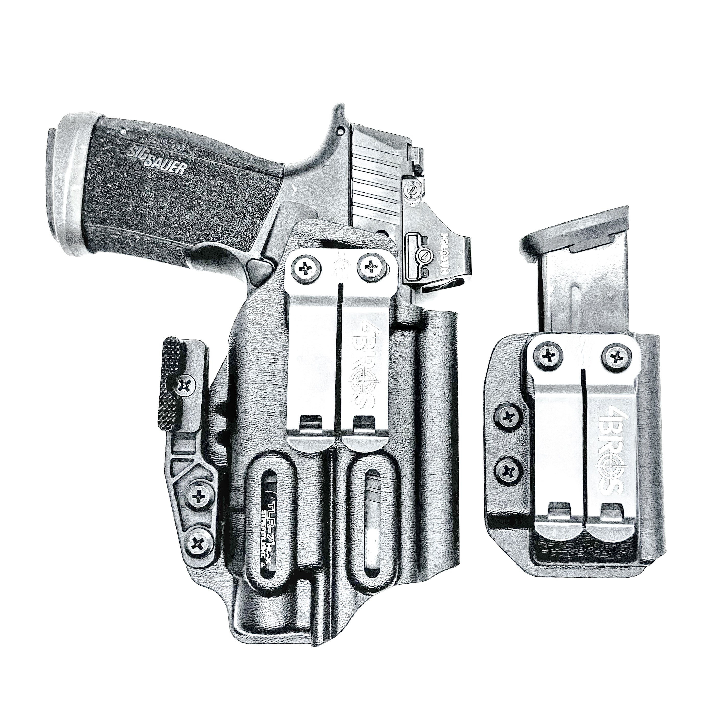 Sig P365-XMACRO & TLR-7 X or HL-X IWB Holster with Magazine Carrier Combo