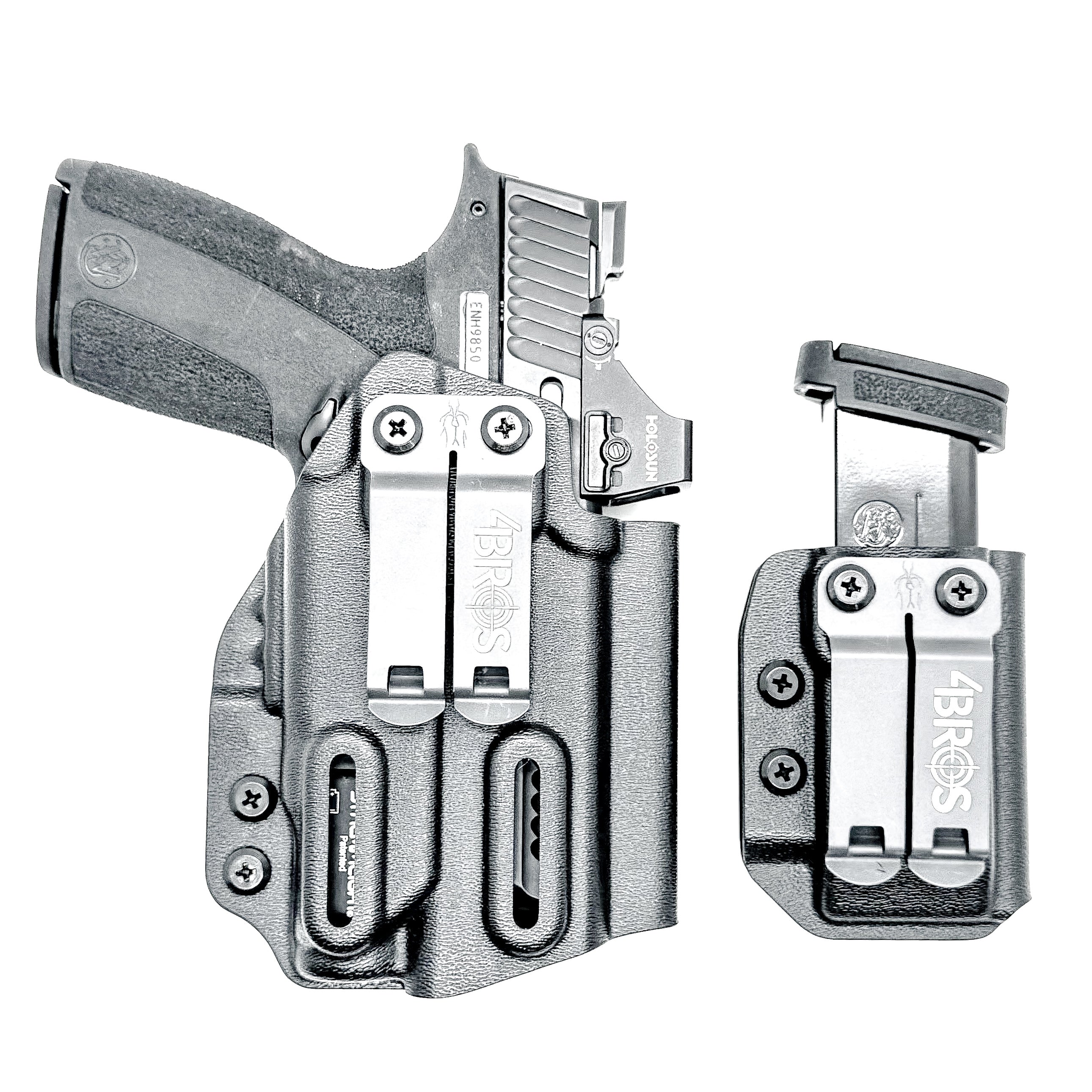 Smith & Wesson M&P Shield X & TLR-7 Sub IWB Holster with Magazine Carrier Combo