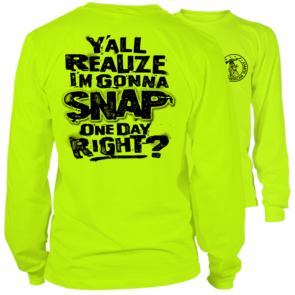 Snap - Long Sleeve Hi-Vis T-Shirt