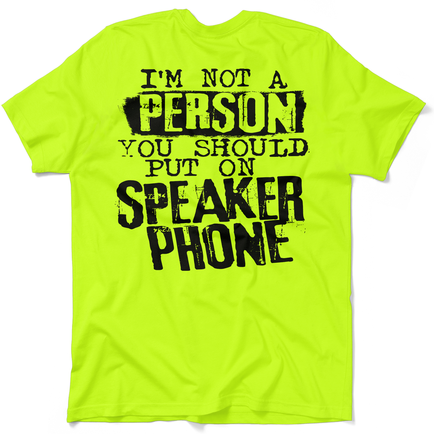 Speaker Phone - Hi-Vis Work Shirt