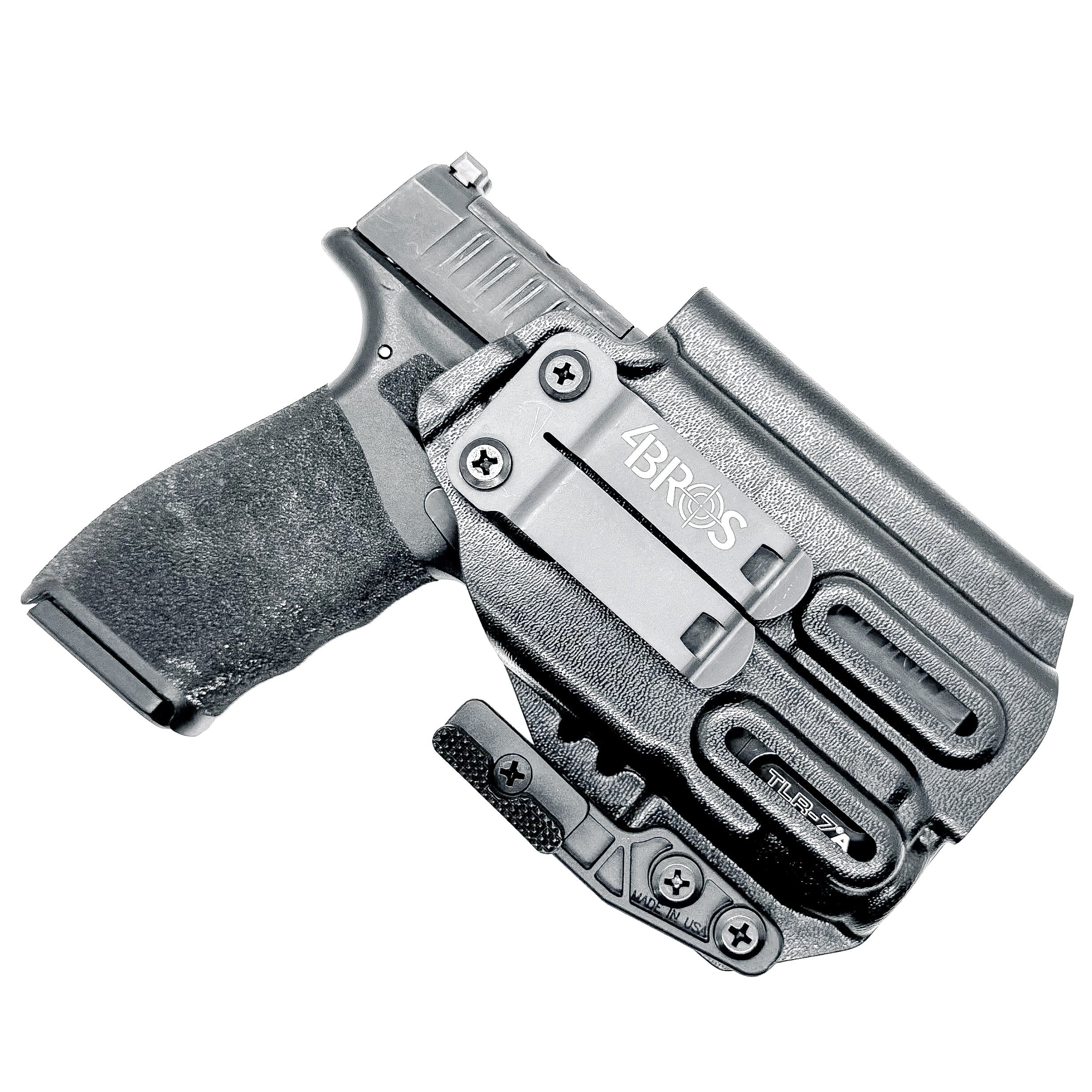 Springfield Hellcat Pro with TLR-7 X & A IWB Holster