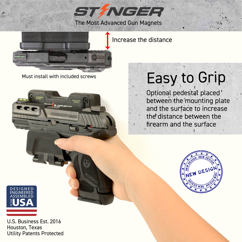 Spacer Pad for Stinger M1 Magnetic Gun Mount (2pcs)