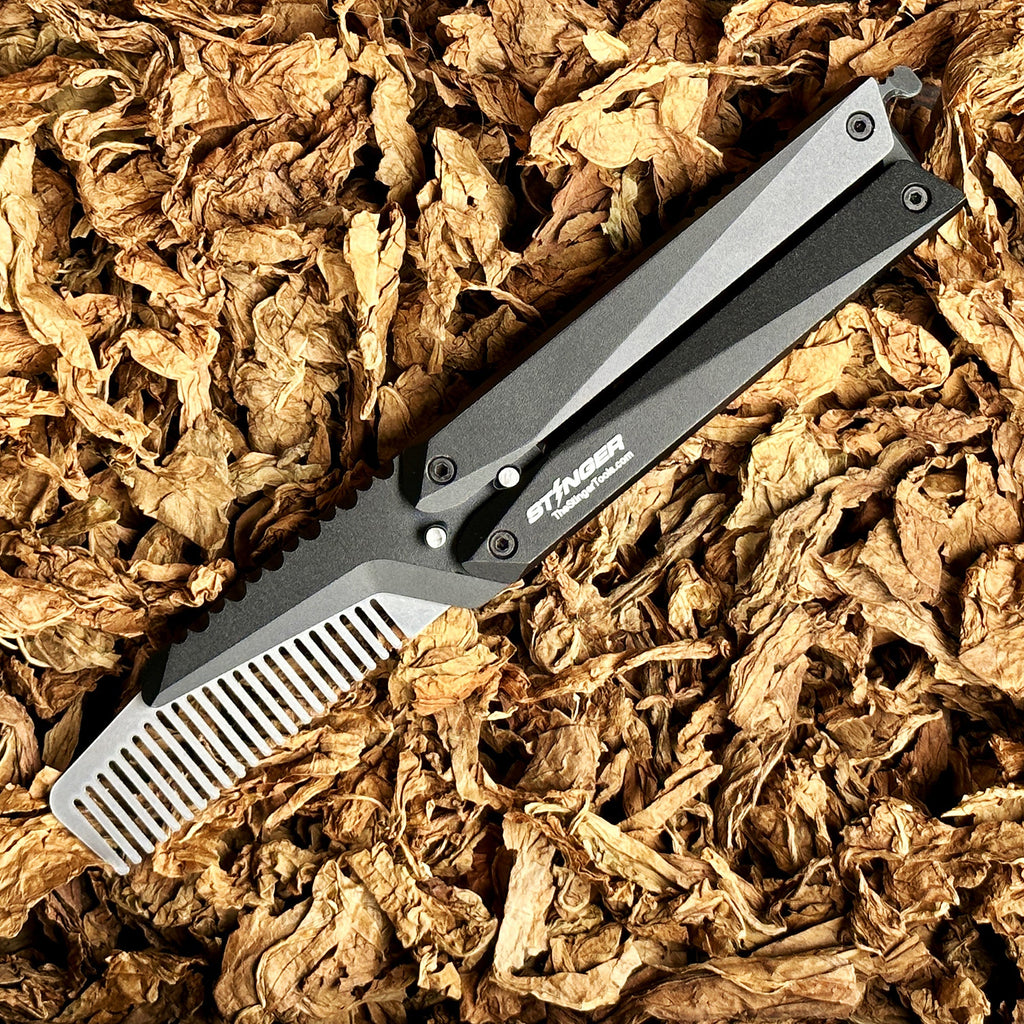 Comb: Stinger Butterfly Comb, Hair Comb, Beard Comb, Grooming Comb, EDC