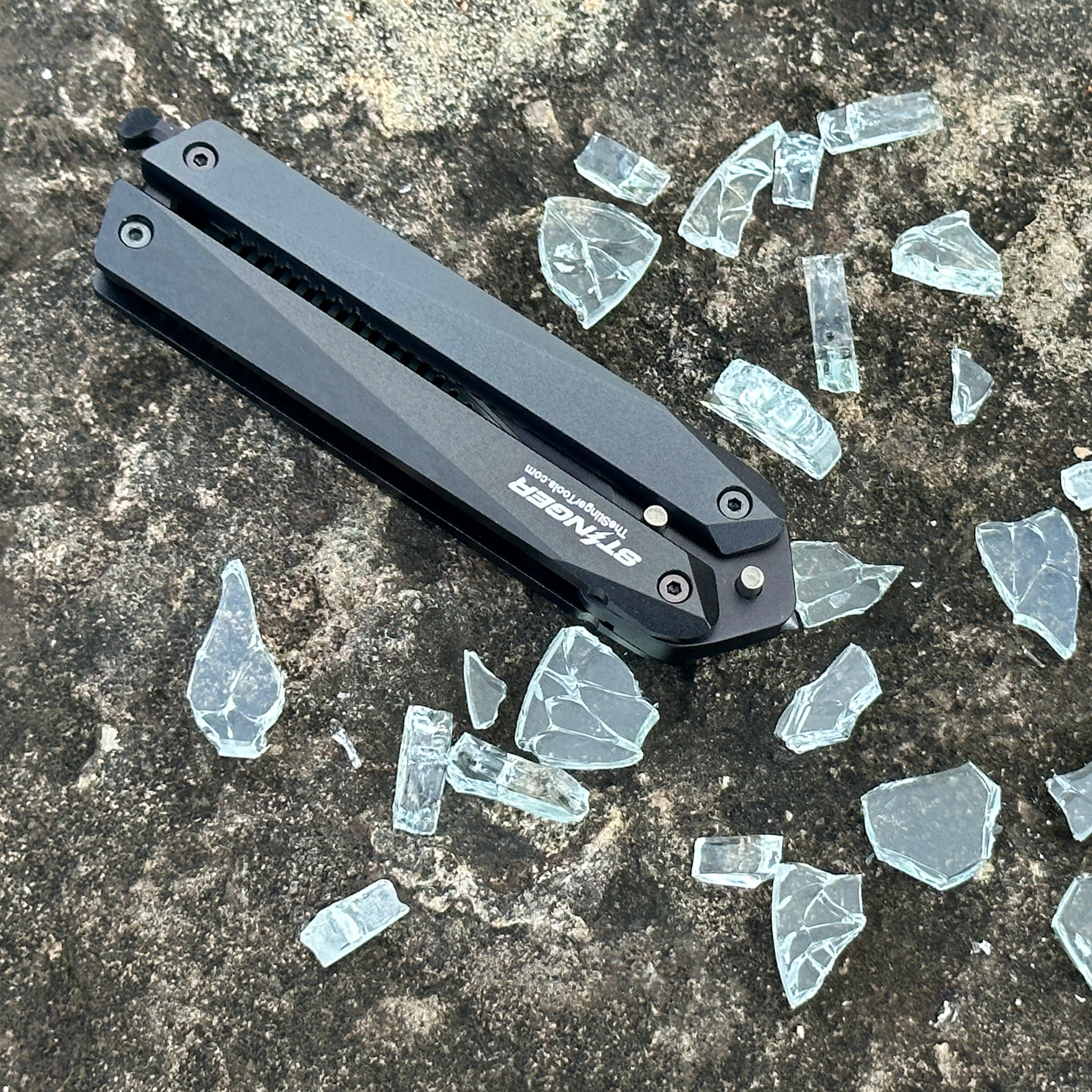 Comb: Stinger Butterfly Comb, Hair Comb, Beard Comb, Grooming Comb, EDC