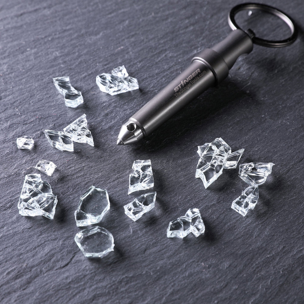 Stinger Multi-Tool Keyring with Glass Breaker Bottle Opener