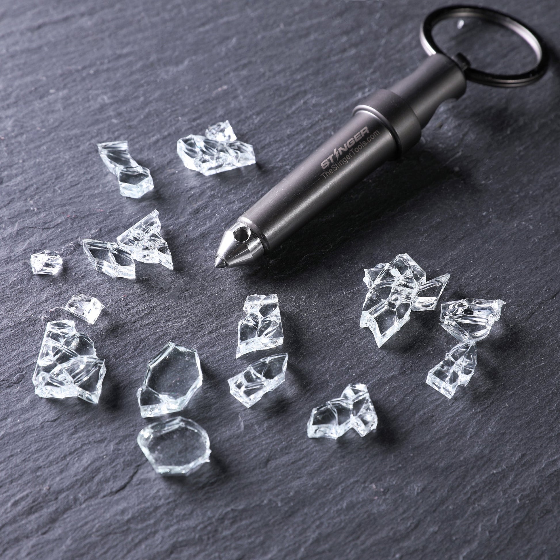 Stinger Multi-Tool Keyring with Glass Breaker Bottle Opener