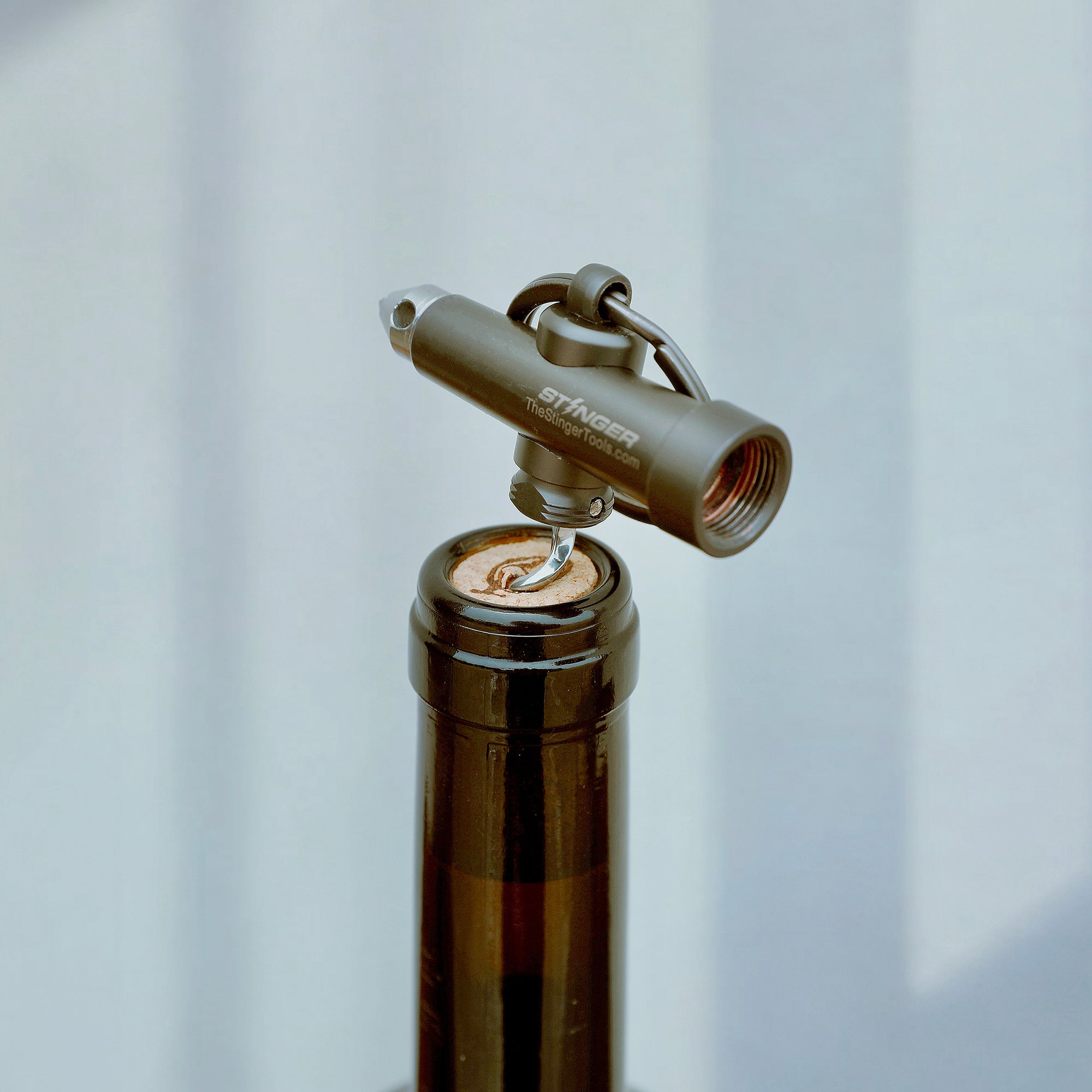 Stinger Multi-Tool Keyring with Glass Breaker Bottle Opener